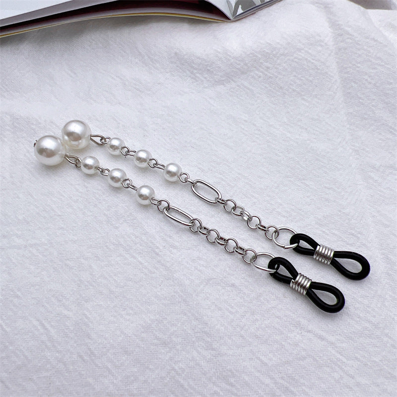 Elegant Pearl-Linked Eyewear Chain Kalsten