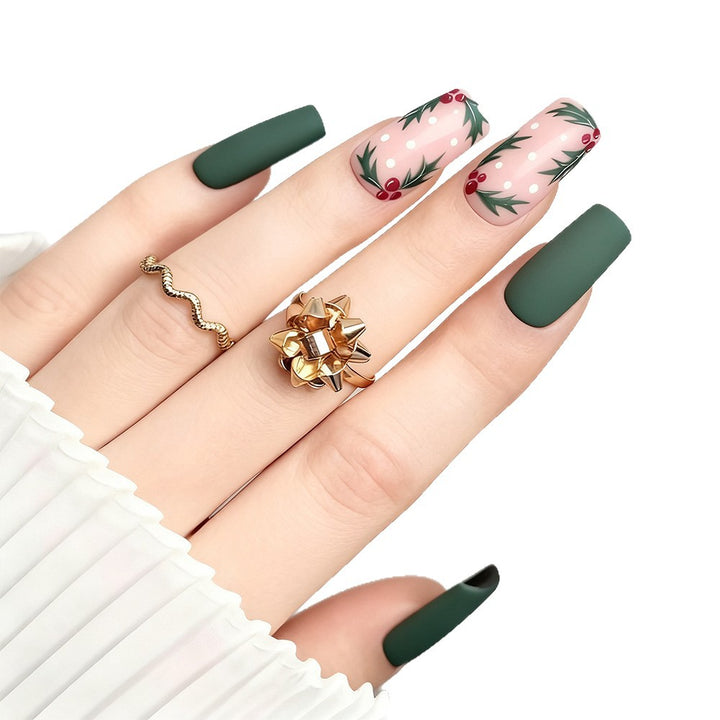 Nail art set with elegant Christmas motifs Kalsten