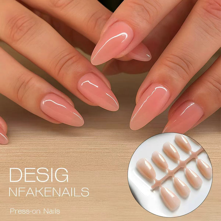 Elegant Almond-Shaped Press-On Nails Kalsten