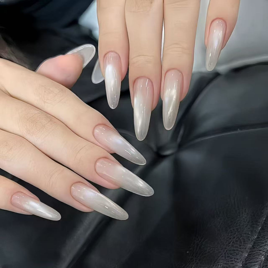 Artificial nail tips with elegant ombre effect Kalsten