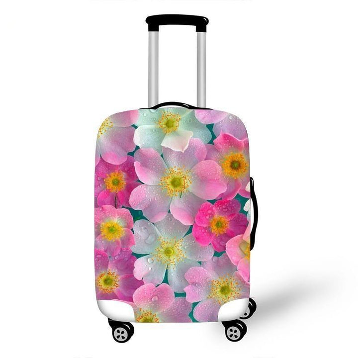 Women's hardshell travel suitcase with floral design Kalsten
