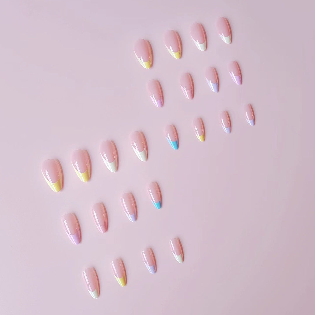 Artificial nail set in modern gradient design Kalsten