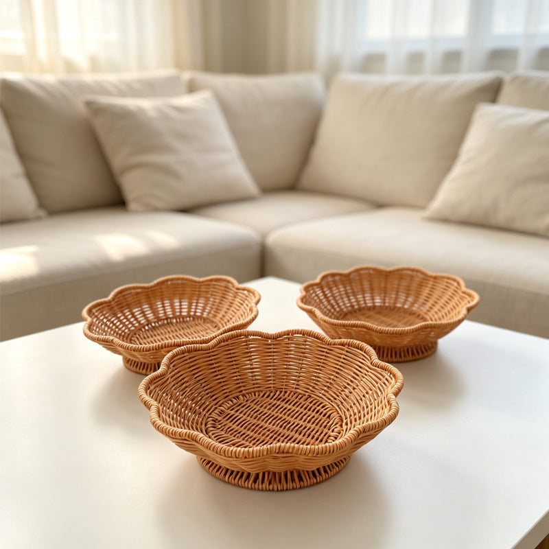 Decorative Woven Serving Bowl Kalsten
