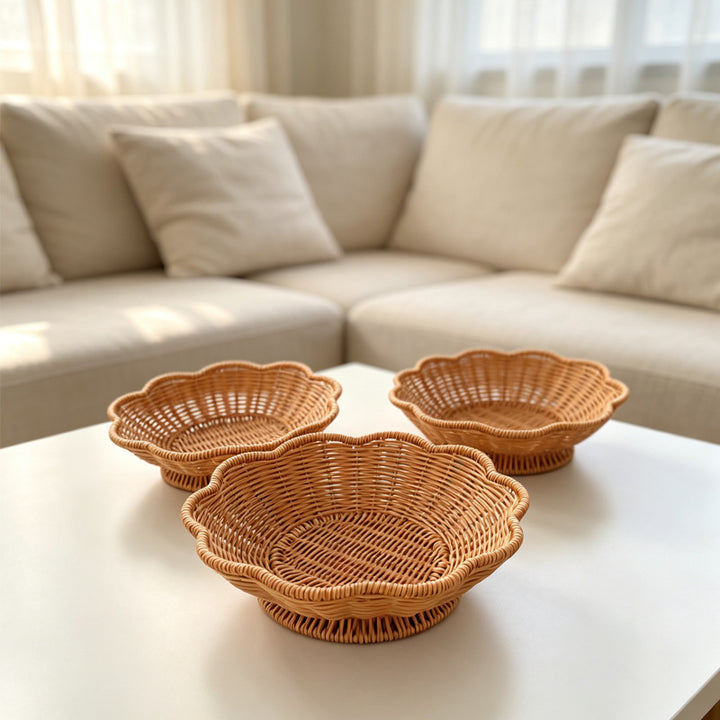 Decorative Woven Serving Bowl Kalsten
