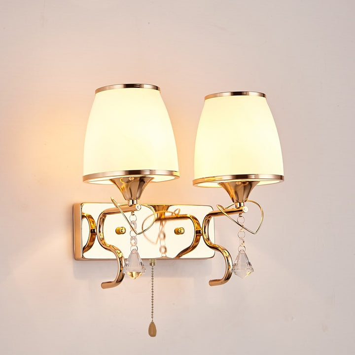 Elegant Double Shade Wall Sconce