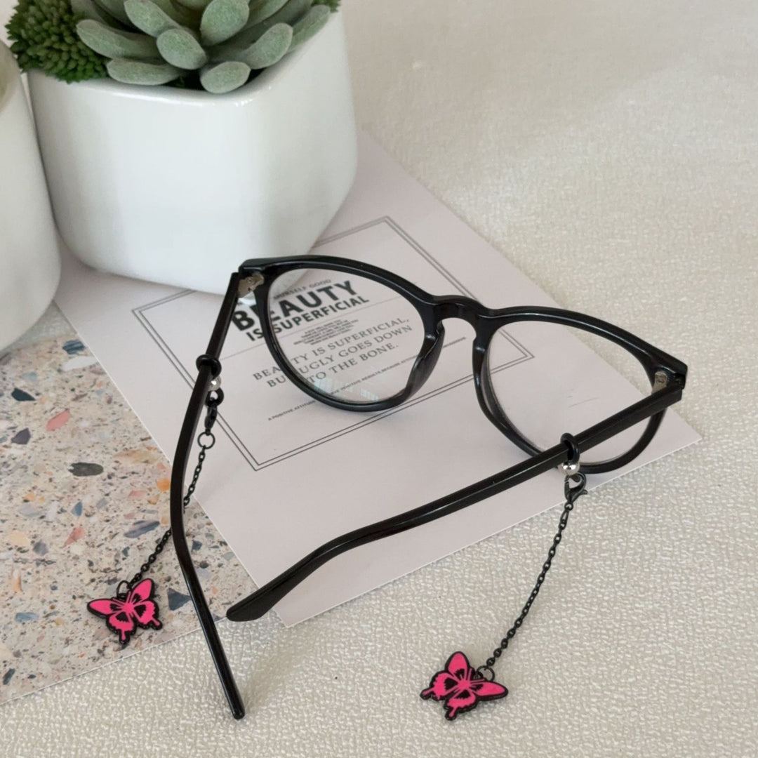 Butterfly-Themed Eyewear Chain Holder Kalsten