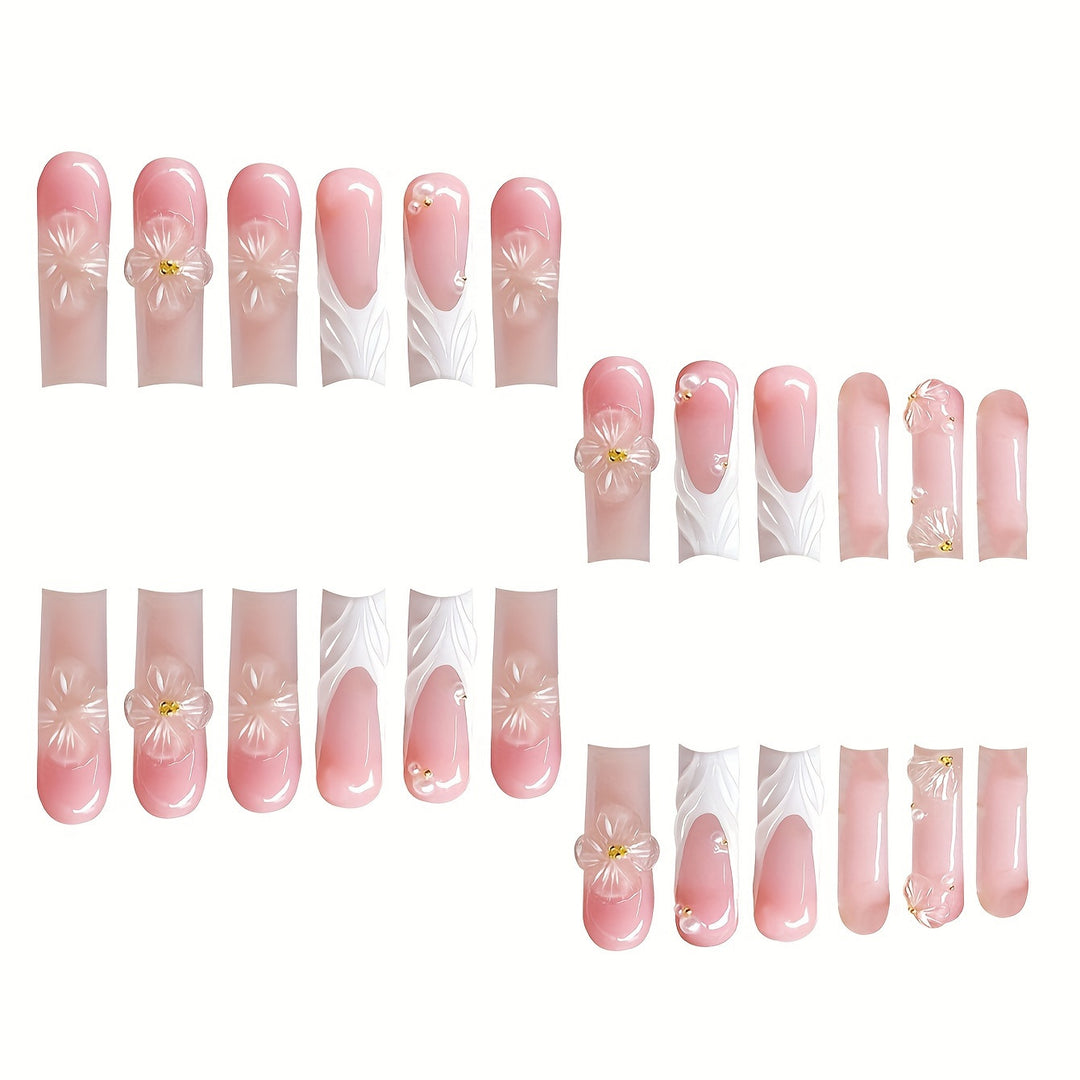 Decorative Press-On Nail Set Kalsten