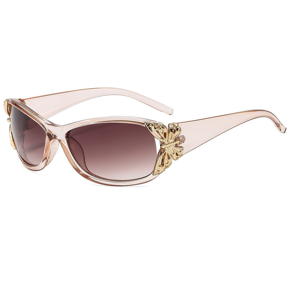 Fashion-Forward Butterfly-Embellished Sunglasses Kalsten