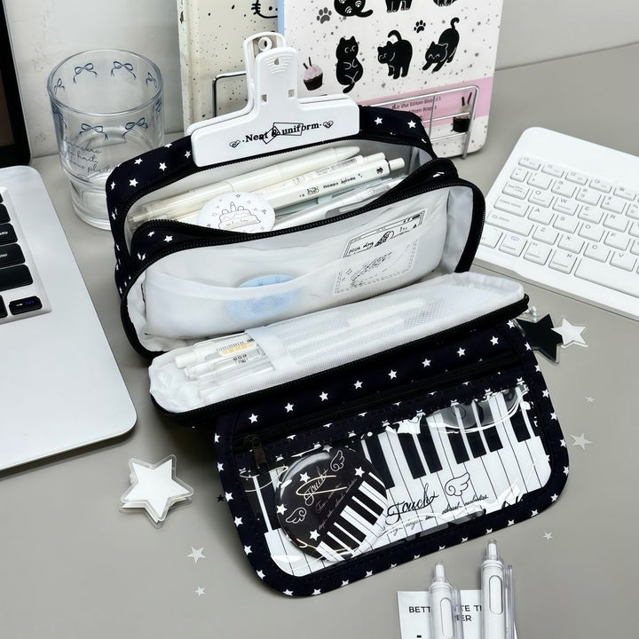 Musical Keyboard-Themed Pencil Organizer