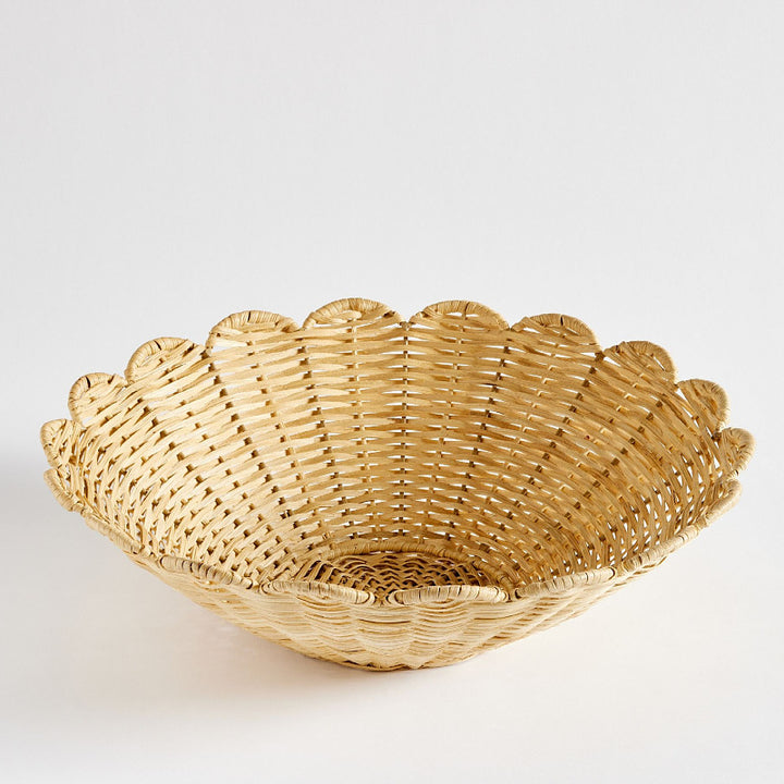 Decorative fruit basket with artistic weaving Kalsten