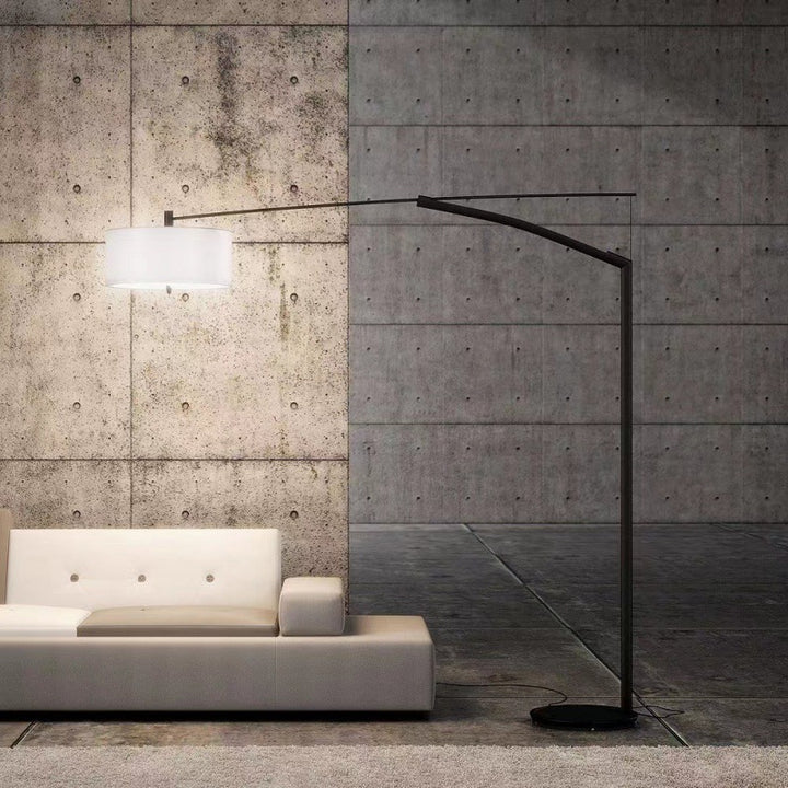 Modern Arching Floor Lamp with Adjustable Shade