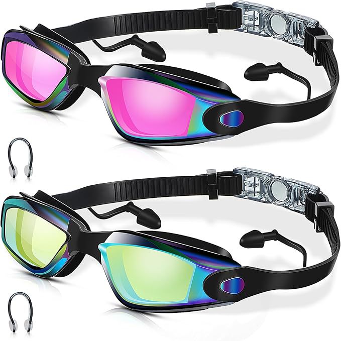 High-quality swimming goggles with anti-fog and UV protection technology Kalsten