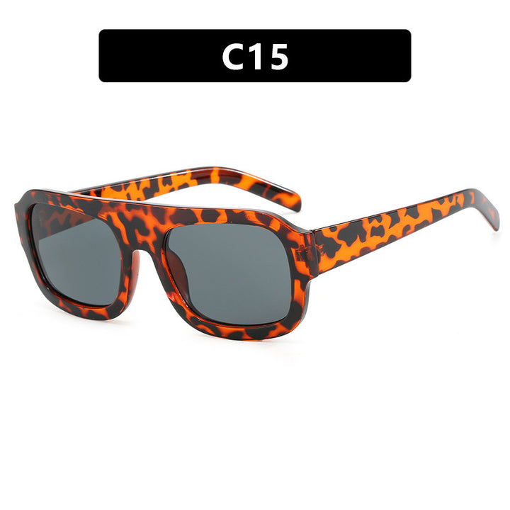 Women's oversized sunglasses with distinctive rectangular frame Kalsten