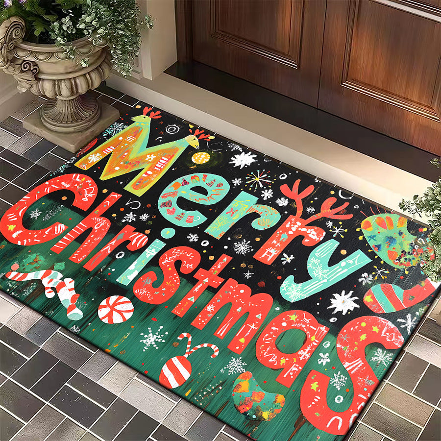 Festive Themed Welcome Mat