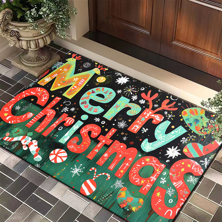 Festive Themed Welcome Mat