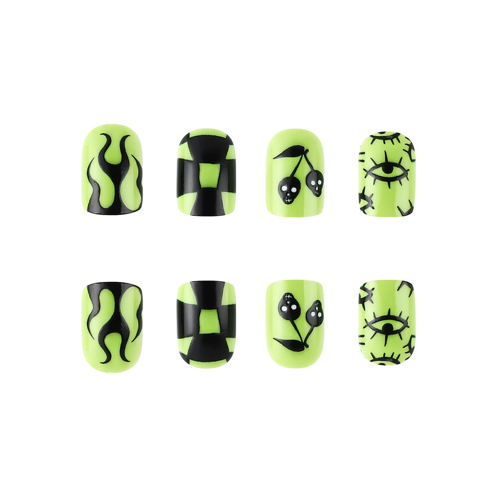 Artistic Graphic Press-On Nails Kalsten