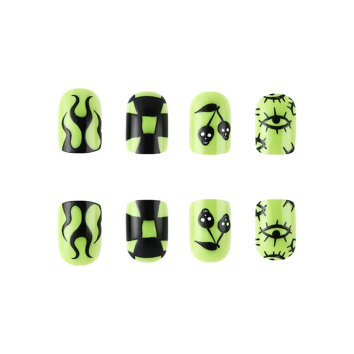 Artistic Graphic Press-On Nails Kalsten