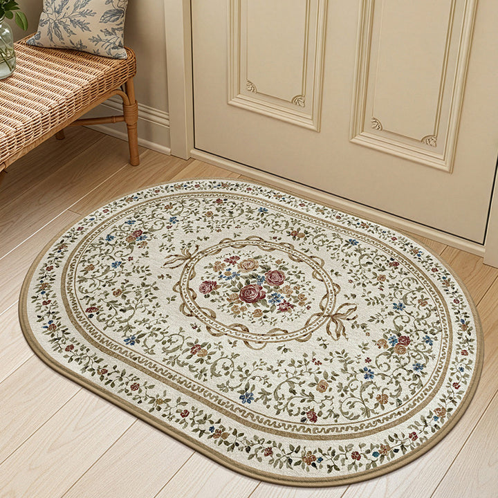 Elegant Floral Design Area Rug Kalsten
