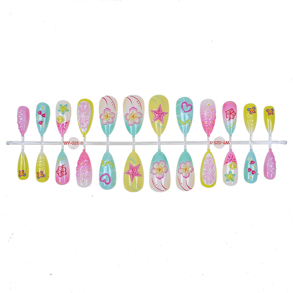 Artistic Themed Press-On Nail Collection Kalsten