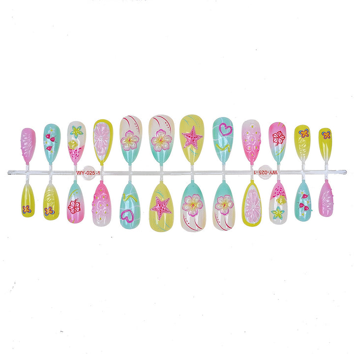 Artistic Themed Press-On Nail Collection Kalsten