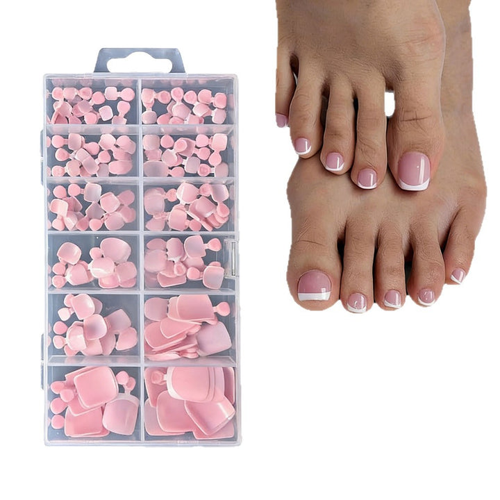 Premium French Tip Toenail Art Kit Kalsten