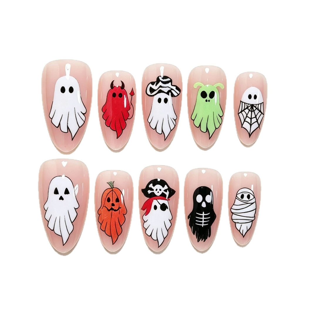 Halloween-themed Press-On Nail Art Kit Kalsten