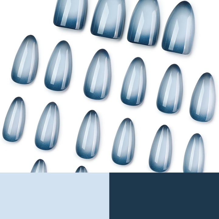 Stiletto Artificial Nails with Matte Ombre Design Kalsten