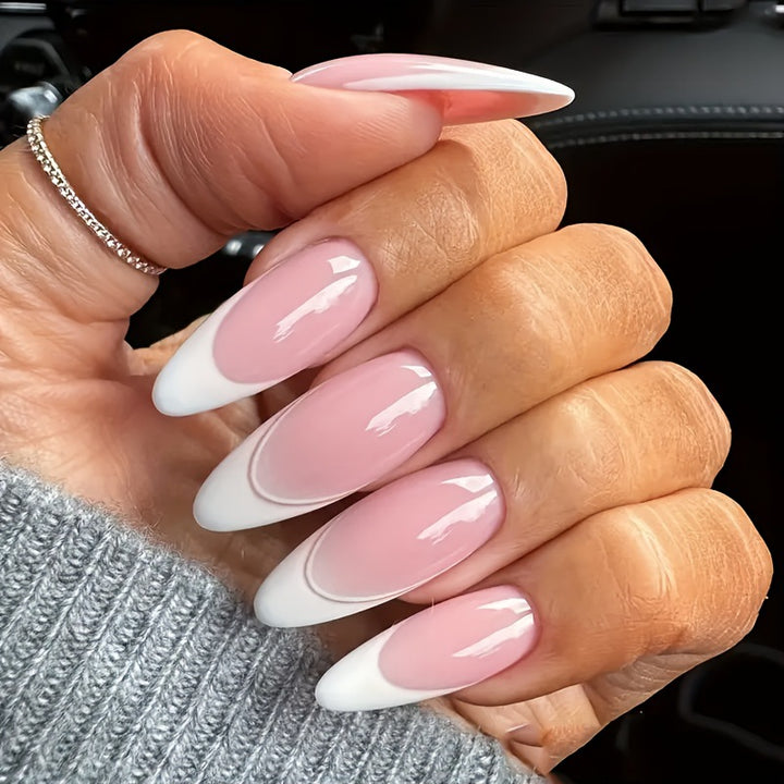 Elegant French Tip Nail Art