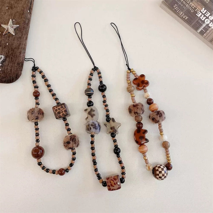 Decorative Beaded Charm Keychain Kalsten