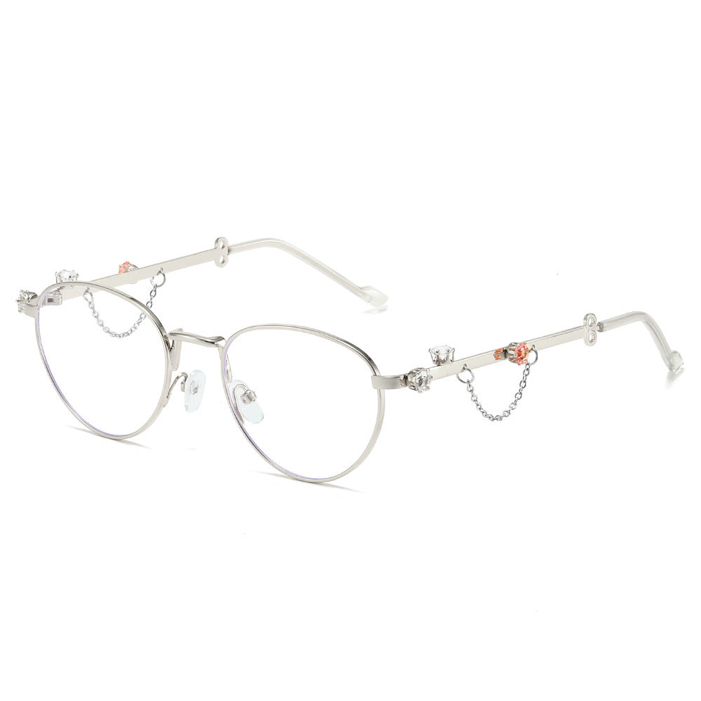 Decorative Rhinestone Cat-Eye Sunglasses Kalsten