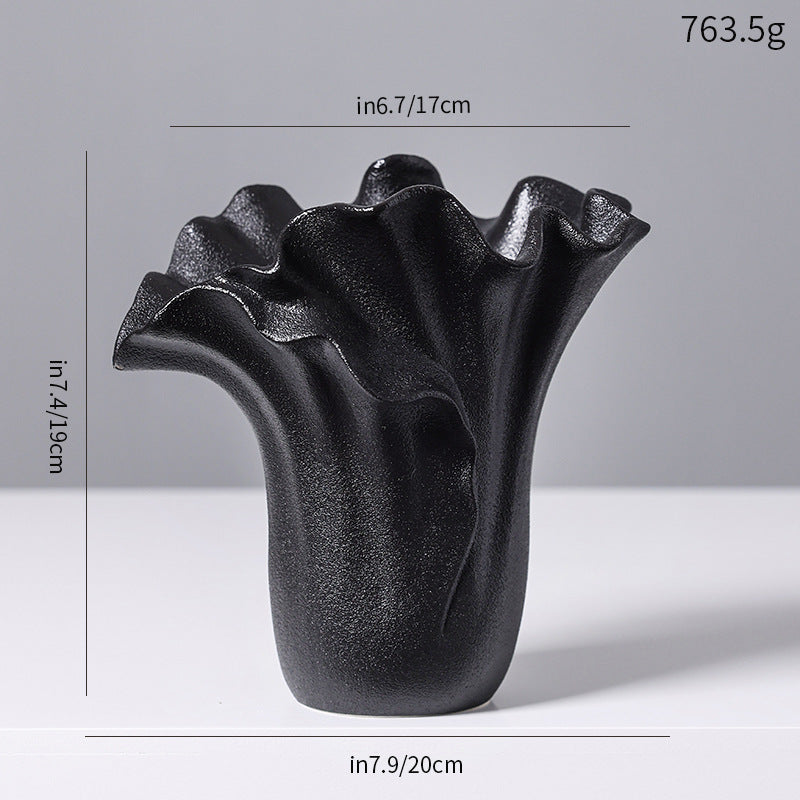 Artistic Textured Ceramic Vase