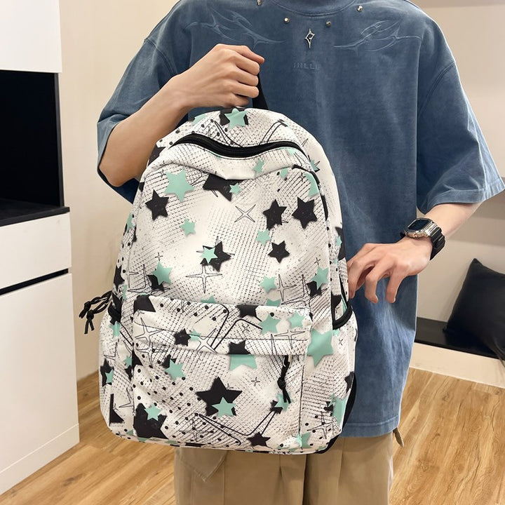 Star-Patterned School Backpack Kalsten