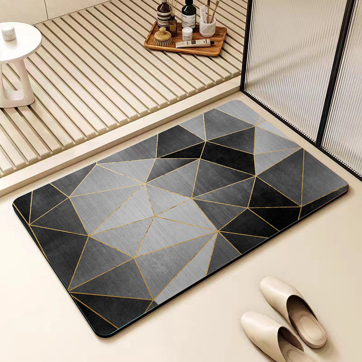 Modern Abstract Bathroom Mat