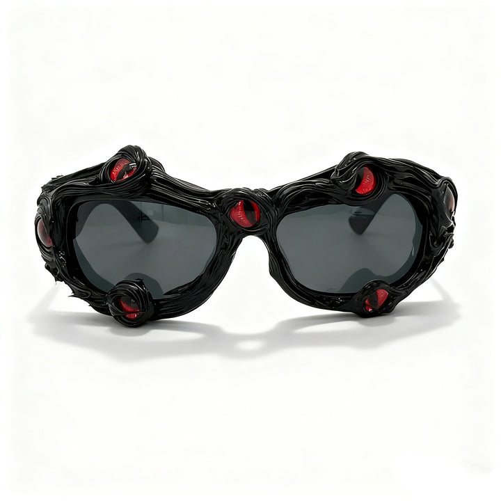 Women's creative designer sunglasses with extravagant 3D elements Kalsten