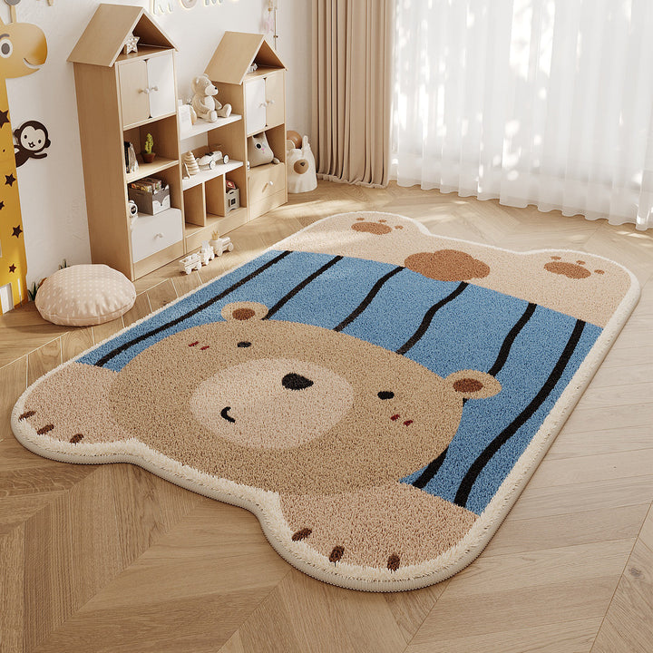Plush Animal-Themed Area Rug