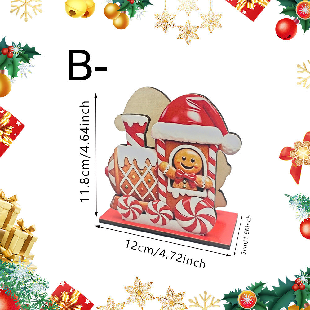 Christmas decoration with gingerbread house motifs Kalsten