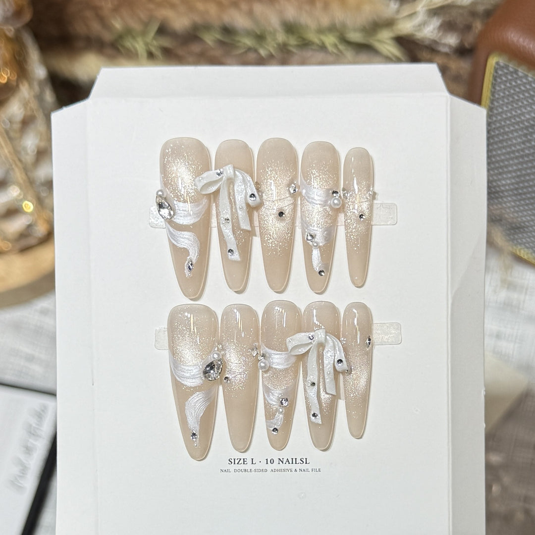 Decorative Stiletto Press-On Nail Art Kit Kalsten