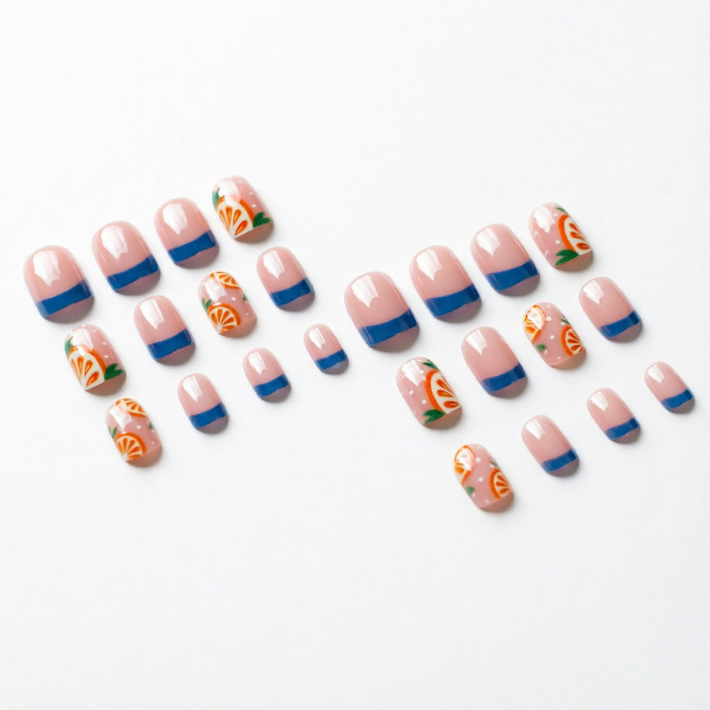 Citrus Art Nail Design