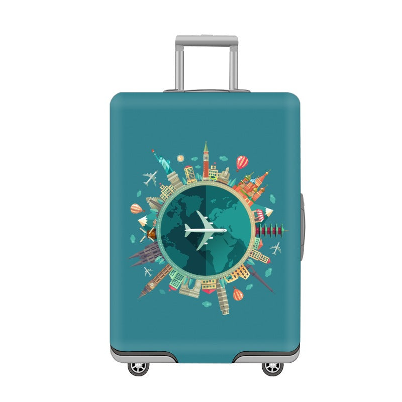 Women's hard-shell suitcase with playful cat design Kalsten