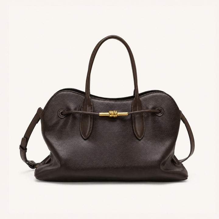 Accented Leather Handbag