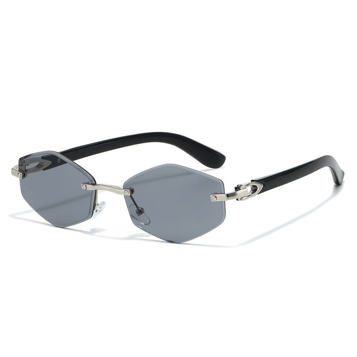 Futuristic Hexagonal Frame Sunglasses Kalsten
