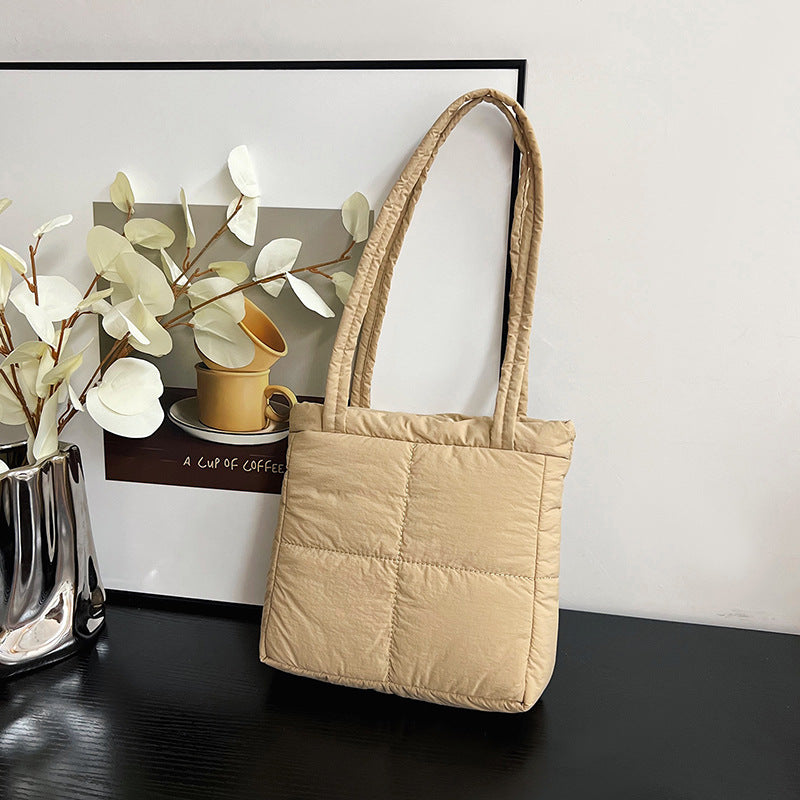 Stylish Quilted Tote Bag Kalsten