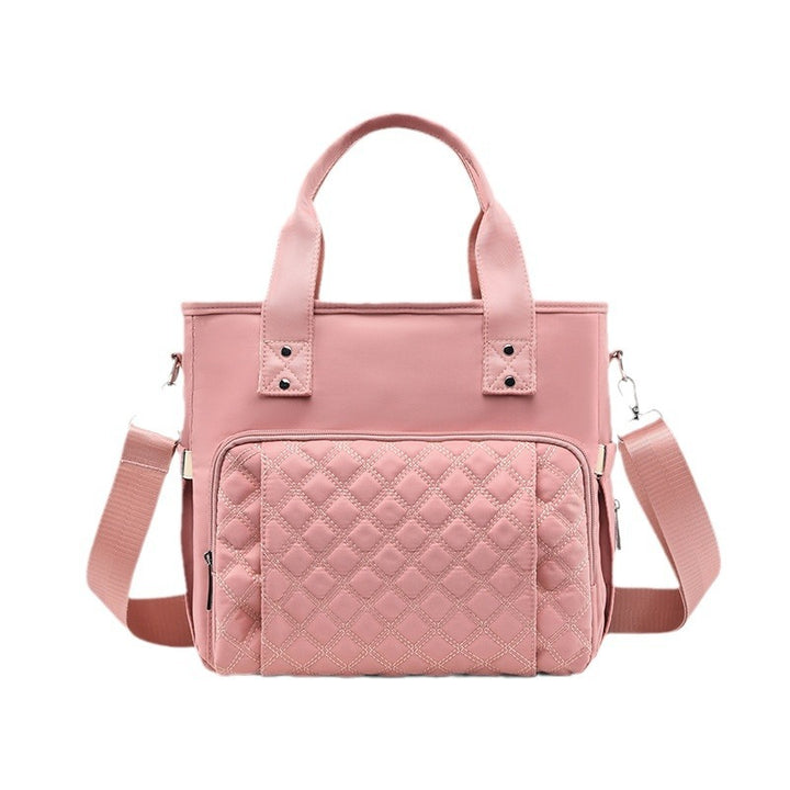 Quilted Multi-Compartment Tote Bag Kalsten