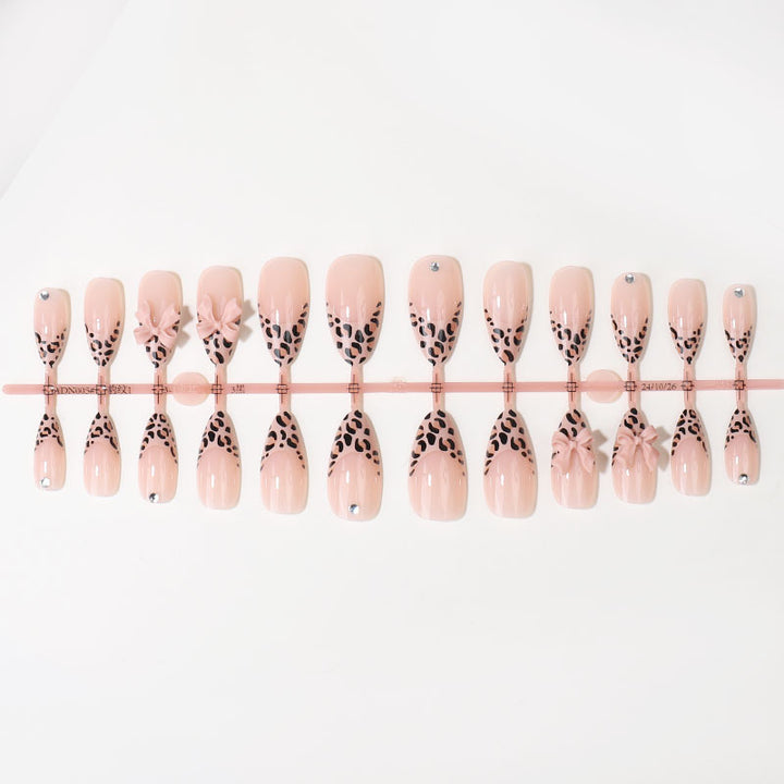 Decorative Leopard Print Press-On Nail Tips Kalsten