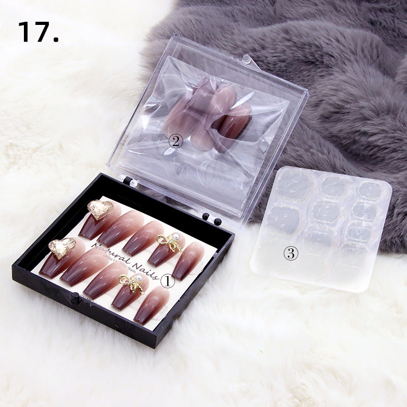 Elegant Pre-Designed Press-On Nail Set Kalsten