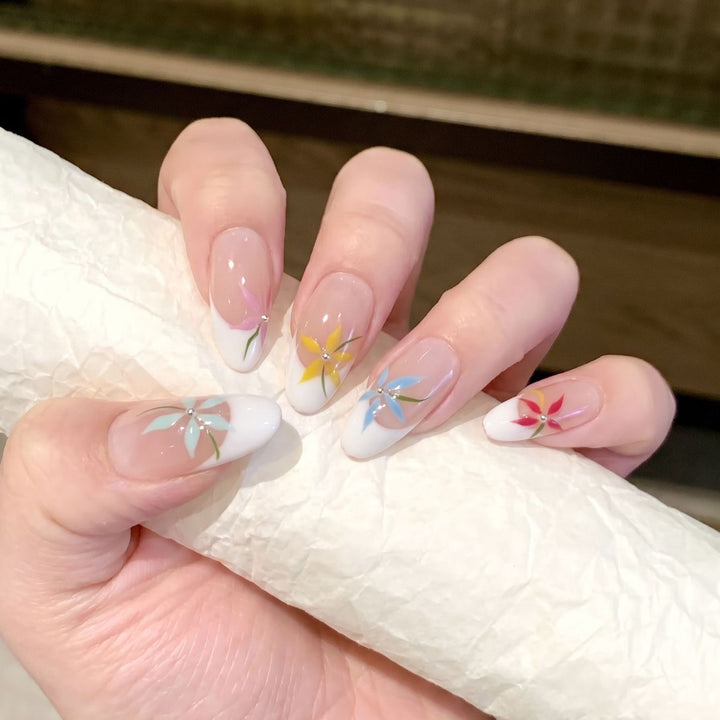 Floral Art Press-On Nail Set Kalsten