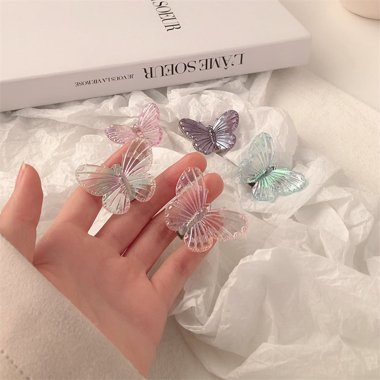 Decorative Acrylic Butterfly Hair Clip Kalsten