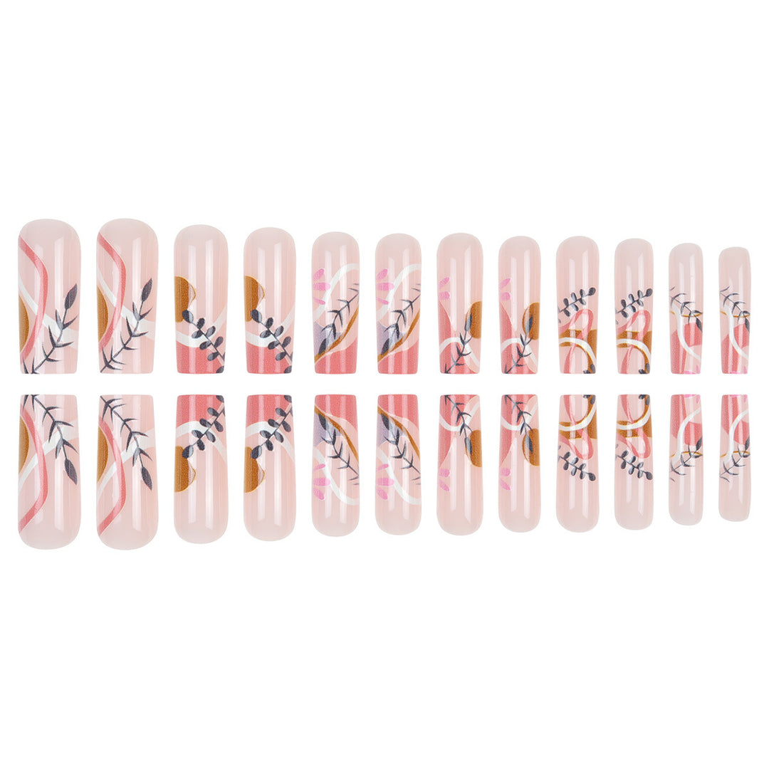 Floral Art Press-On Nails Kalsten