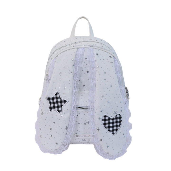 Playful Bunny Ear-Themed Backpack Kalsten
