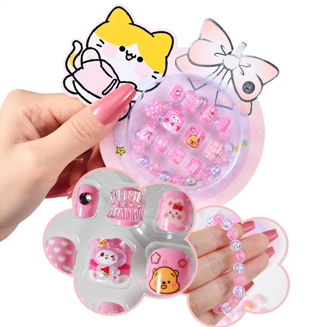 Cute Cartoon-Themed Press-On Nail Set Kalsten